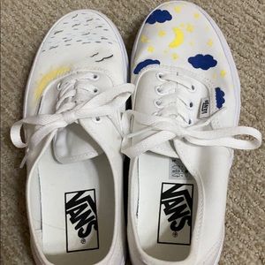 Worn a few times but then painted them